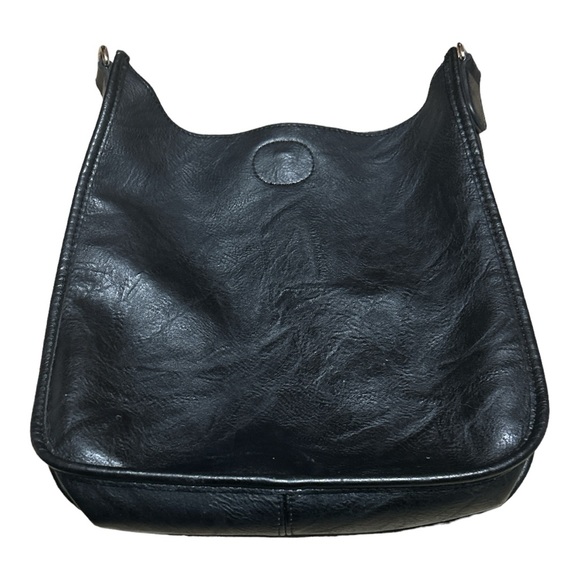 AH DORNED Classic Vegan Leather Messenger. Black 1 Strap Included. - Picture 3 of 6